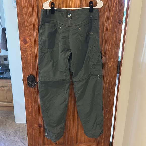 KUHL Liberator Convertible Pants - Hiking green Men's 32" x 32” Inseam - Picture 4 of 7